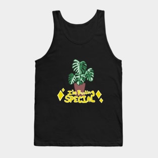 Monstera Albo Tank Top